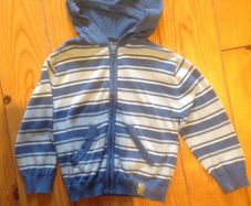 Age 3-4 Striped Blue Cardigan