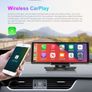 Car Mirror Video Recording Carplay & Android Auto Wireless Connection GPS Navigation Dashboard DVR AI Voice Image 2