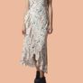 Floral Wrap Midi Dress with Ruffles Image 4
