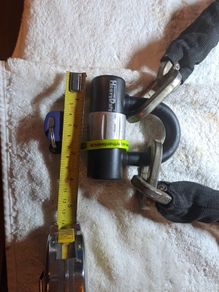 Oxford motorcycle padlock and 1.5 m 8mm chain