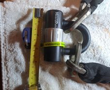 Oxford motorcycle padlock and 1.5 m 8mm chain