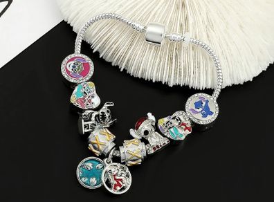 Lili & Stitch bracelet with charms