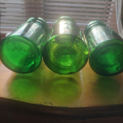 Apothecary Green Jars
