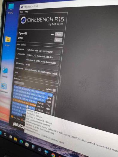 Gaming Laptop Lenovo Loq i5 12450hx 8/12 RTX4050 6gb 105w 16gb Ddr5 512GB Nvme 15.6" 144hz 1080p 300nits 100% sRGB Win11 Warranty Receipt