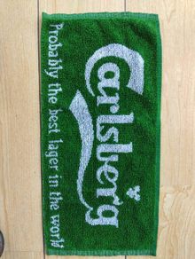 Carlsberg beer towel