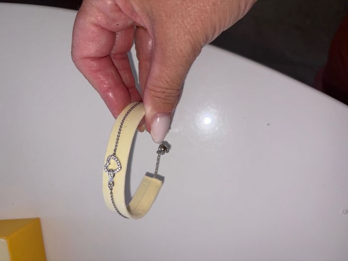 Swarovski infinity and heart silver bracelet