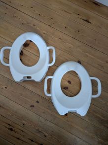 2 x potty training seat/toilet seat insert