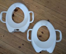 2 x potty training seat/toilet seat insert