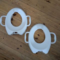 2 x potty training seat/toilet seat insert