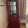 Mahogony table, 8 chairs, mahogony display cabinet Image 5