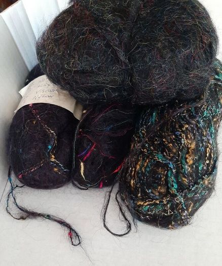 Mohair wool knitting crochet crafts
