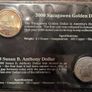 US Dollar Coin Set 1999 Susan B Anthony 2000 Sacagawea Image 2