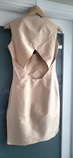 Marios Schwab contemporary natural bodycon Sz S (Fit 8-10UK) - Rrp 495 (New)