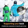 PLUS Back Support Belt Back Brace with Ergonomic Lumbar Pad - Lower Back Pain Relief for Men and Women - Medical Grade Orthopaedic Waist Compression Image 2