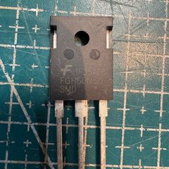 FGH60N60 IGBT (Insulated Gate Bipolar Transistor) power transistor.