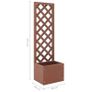 Trellis Planter 40x30x135 cm WPC Image 6