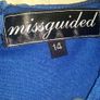 Missguided blue lace long sleeve flared dress girl's age 14 Postage included Image 4