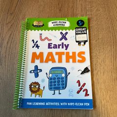 Wipe-Clean Maths Activity Book