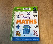 Wipe-Clean Maths Activity Book
