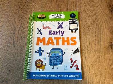 Wipe-Clean Maths Activity Book