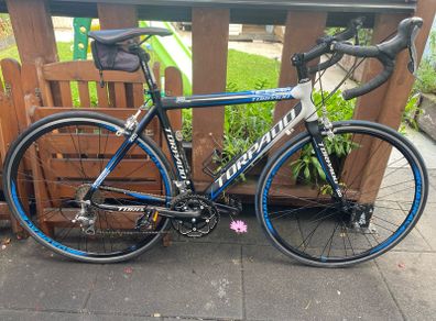 Torpado T2000 Aluminium 6061 700x25c wheels 20,5 inch frame 10x2=20 speed comes with pump back bag holder bottle light very good condition