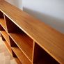 Mid Century Teak Open Shelving / Bookcase Vintage Retro 1960s Image 7