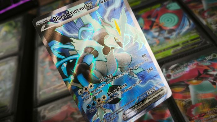Black Kyurem EX ! Full Art ! Ultra Rare ! from Surging Sparks Set ! 2024 ! Pokemon Card !