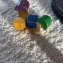 Montessori wooden giant building blocks Image 2