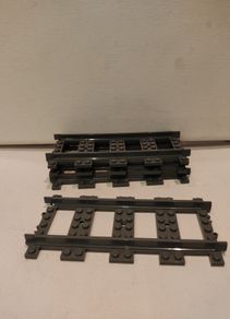 Lego City Train Tracks 53401 Straight RC Lot of 4
