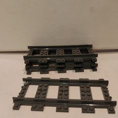 Lego City Train Tracks 53401 Straight RC Lot of 4
