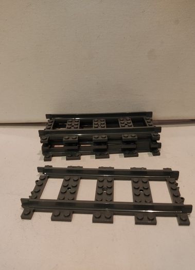 Lego City Train Tracks 53401 Straight RC Lot of 4