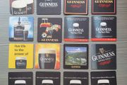 16 Vintage Guinness Irish Stout Mats/Coasters 1990s &amp; 2000s