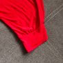 Red batwing sleeve cropped top, size 10 Image 3