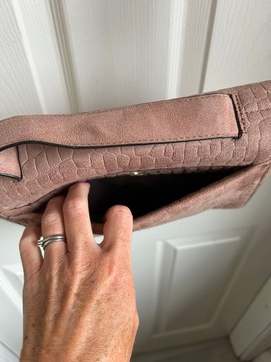 Parfois Suede Pink bag