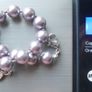 Swarovski Purple Pearl Bracelet Image 10