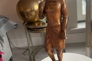 Old Hand Carved Wooden Sculpture