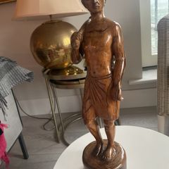 Old Hand Carved Wooden Sculpture