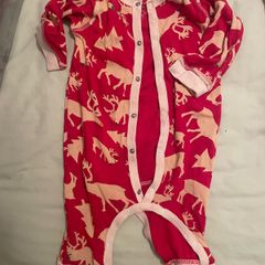 Leigh tucker red reindeer Xmas family onesie pyjamas