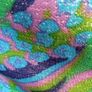 Psychedelic Vintage 60s Lurex Skirt Image 2