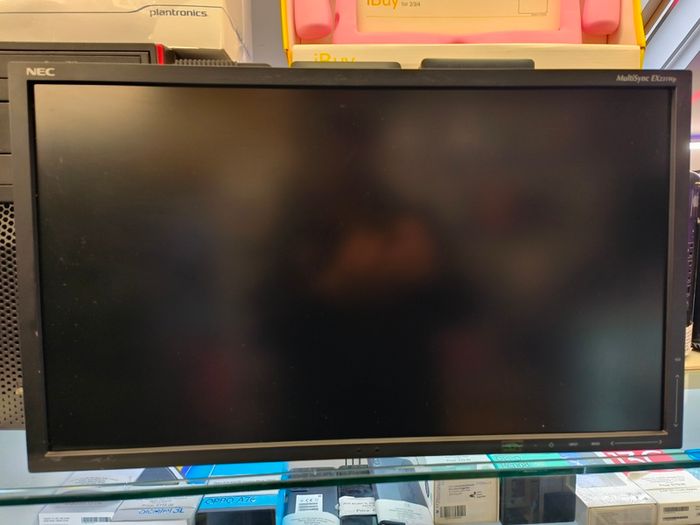 Used NEC MultiSync EX231W - LED monitor - 23" - 1920 x 1080 Full HD - TN - 250 cd/m2 - 1000:1 - 25000:1 (dynamic) - 5 ms - DVI-I, Display Port - black