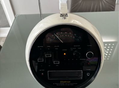 Weltron Space Ball plus collection of 8track tapes