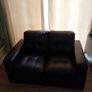 Cheap sets of 3&2 brown leather sofas Image 5