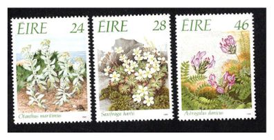 1988 Ireland Fauna & Flora Endangered Species of Vegetations Commemorative Stamps Mint Never Hinged (MNH)