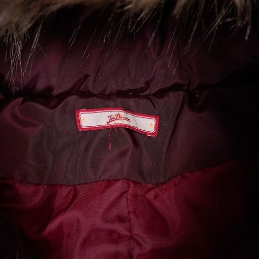 Joe Browns Burgundy Red Floral Embroidered Hooded Puffer Coat 14UK/42EU