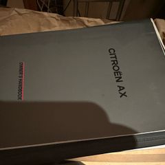Citroen AX handbook