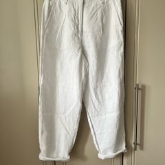 M&S linen trousers uk8