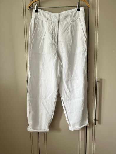 M&S linen trousers uk8