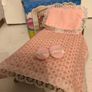 Vintage Sylvanian Families Die-Cast Brass Bed Image 5