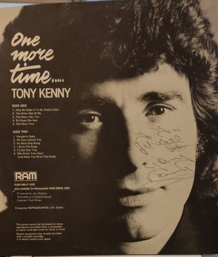 Tony Kenny - One More Time LP 1977