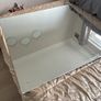 big rimless mirror that screw to wall. Have the 4 screws. In perfect condition. Box for transport Image 4